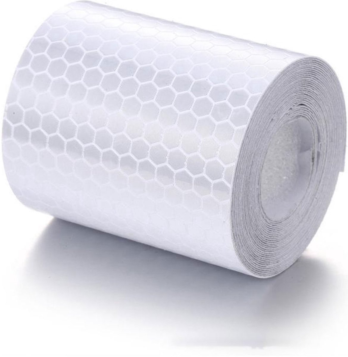 Reflecterende Sticker Tape - Rol van 150 cm – 5 cm breed – Witte Veiligheidsticker op rol - hoge kwaliteit - Reflectie tape