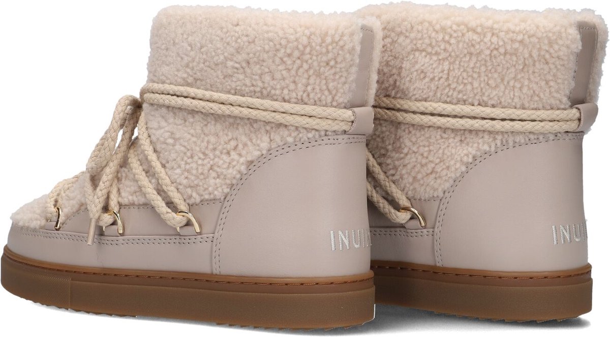 Inuikii Curly Laarzen - Textiel - Dames - Beige - Maat 42