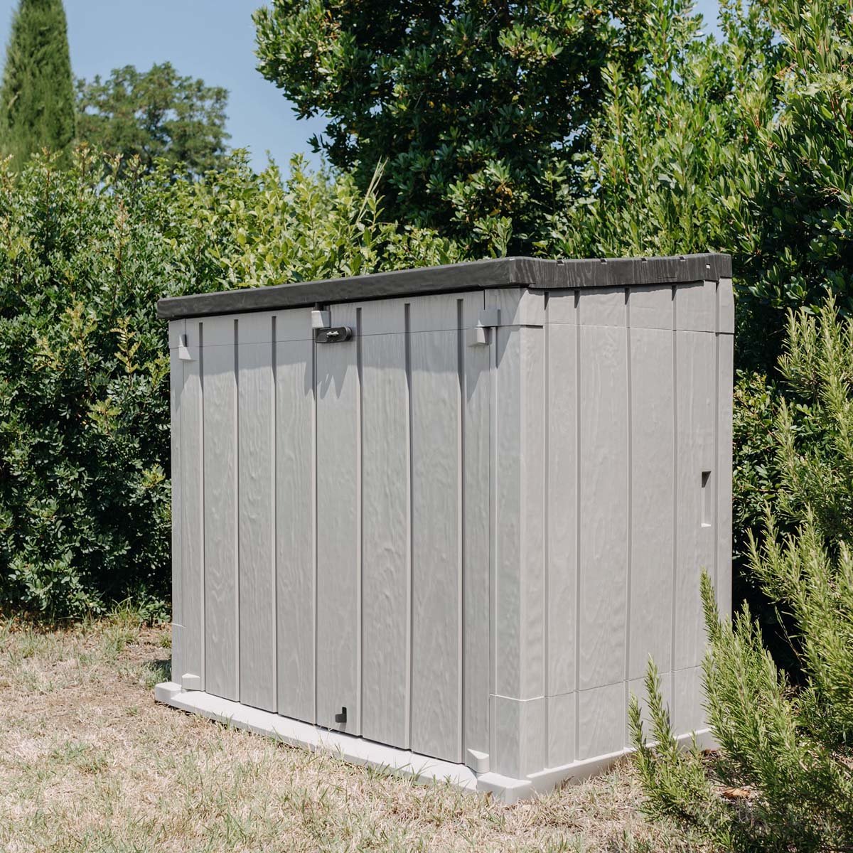 Toomax Stora way opbergbox 842 liter - taupe donker grijs