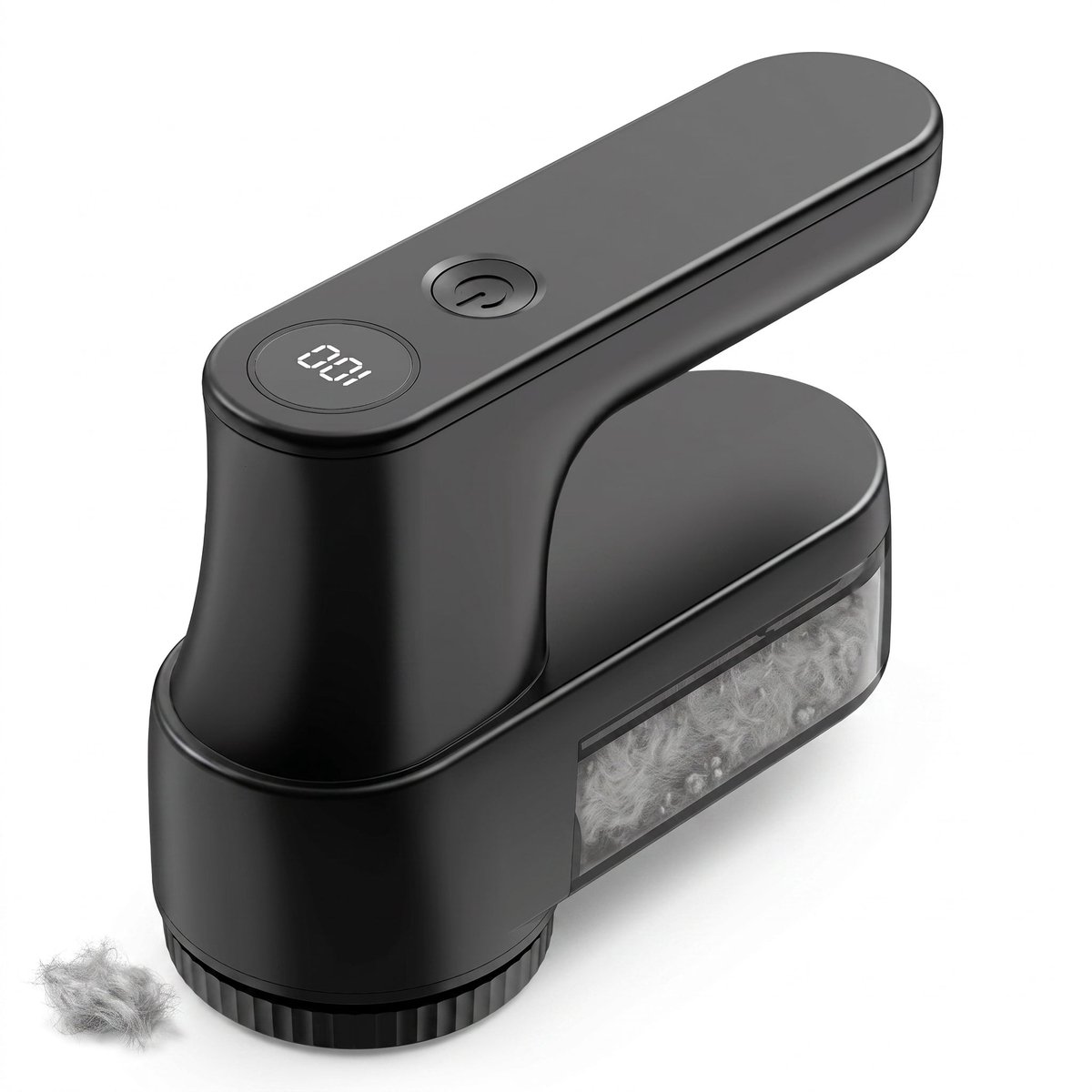 Cheqo® Pluizenverwijderaar Elektrisch - Oplaadbaar - Ontpluizer - Ontpiller - Pluizentondeuse - Kledingontpluizer - Pluizendief - Pluizenscheerder voor Kleding en Meubels - USB - Lint Remover - Pluisjes Verwijderaar - Draadloos met LED-Display