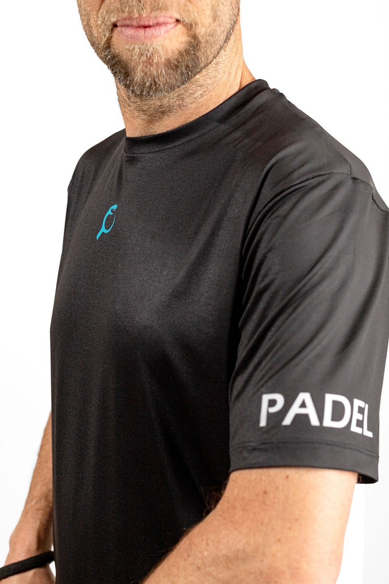 PUNTAZO Padel T-shirt Heren Sportshirt Small petrolem Korte mouw