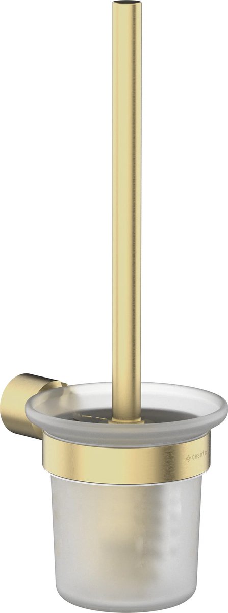 Sanifun Arnika toiletborstel met wandhouder geborsteld goud