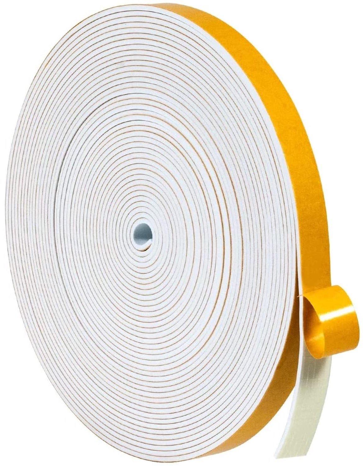 Tochtstrip I-profiel - 12 mm - 10 m - Wit