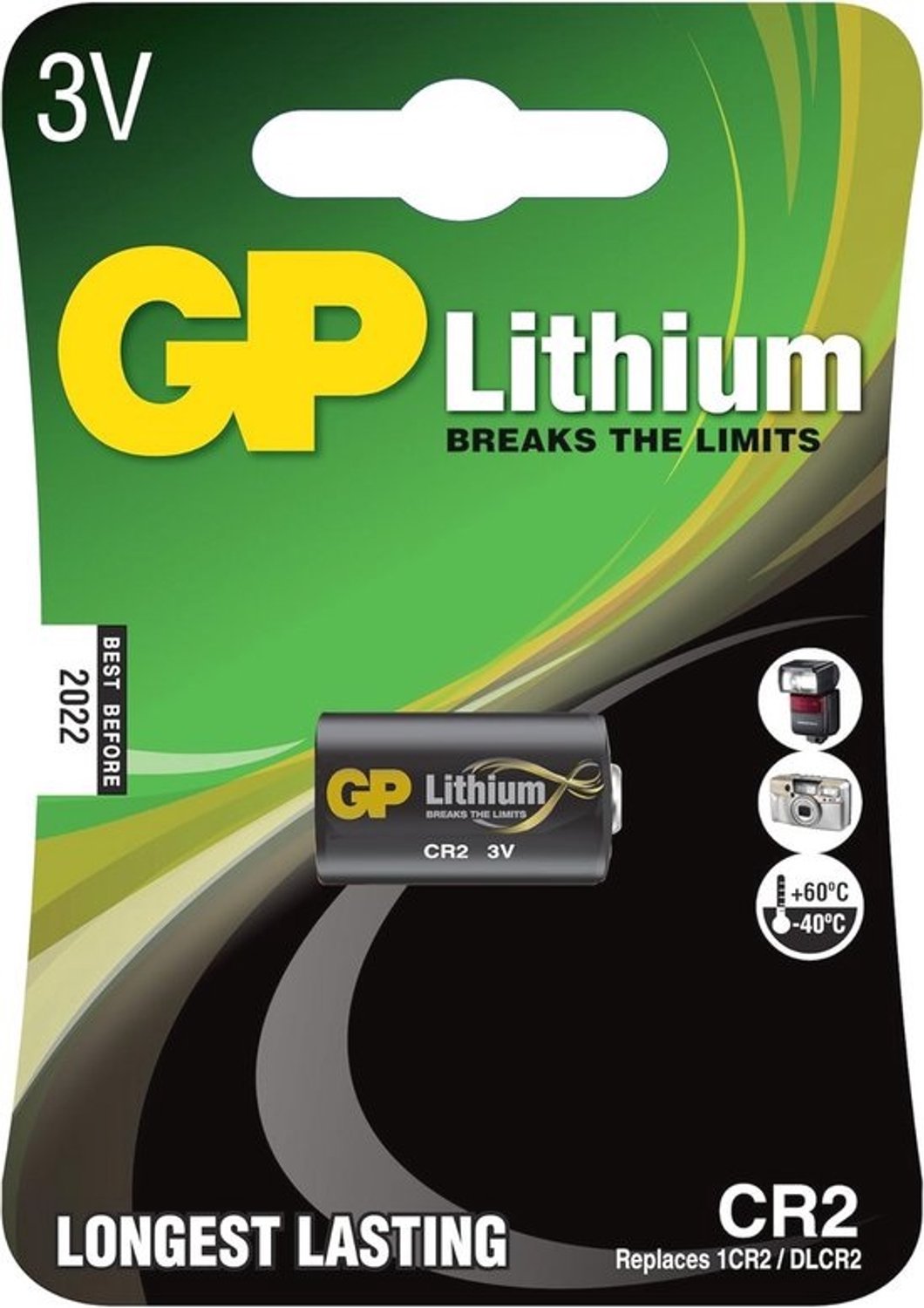 Lithium CR2 3V-batterij - Voor apparaten in professionele en recreatieve omgevingen