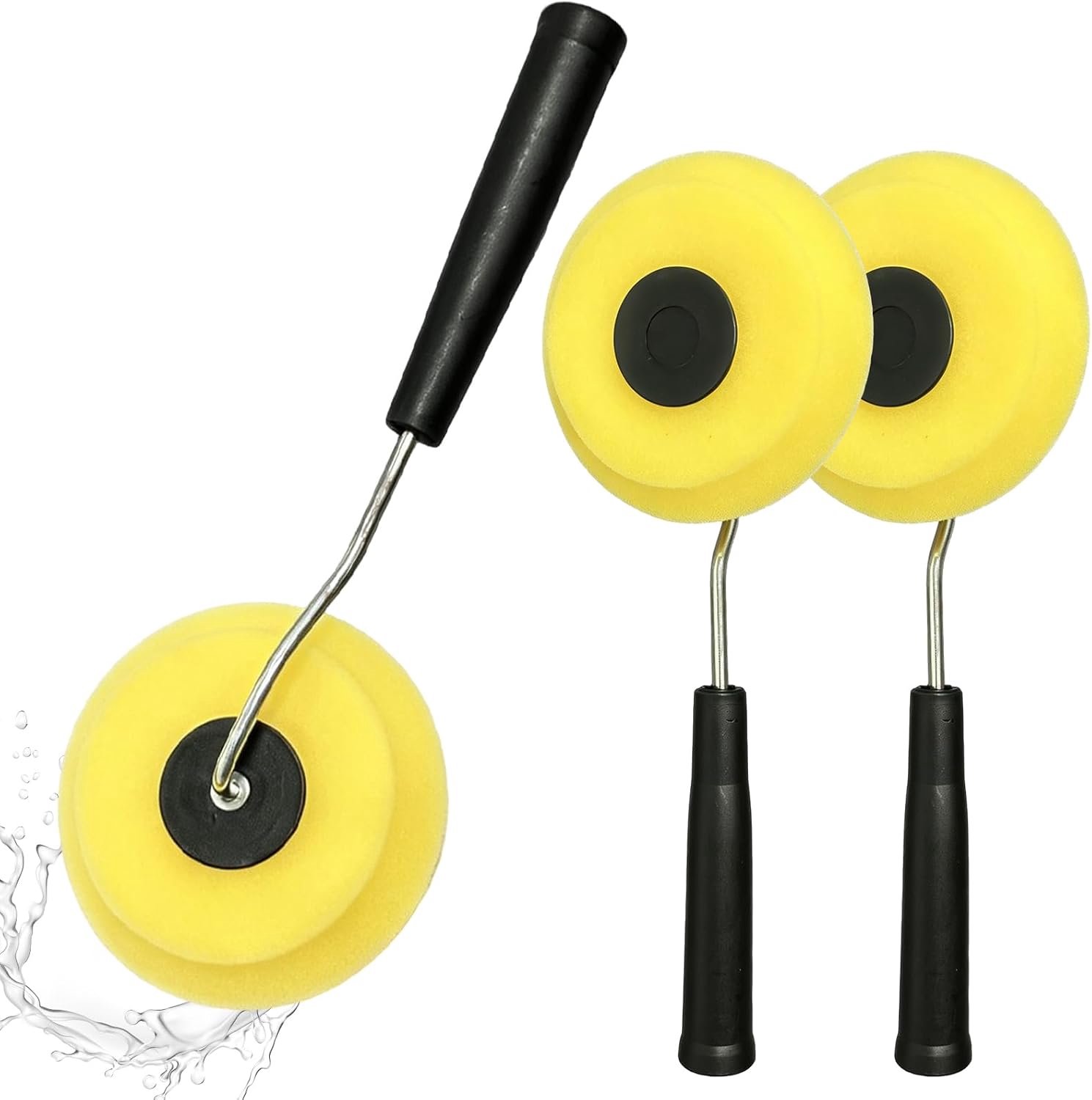 Verfrollers 3 stuks - 1 stuk - voor schilders - ideaal voor een strakke afwerking - m-winkel