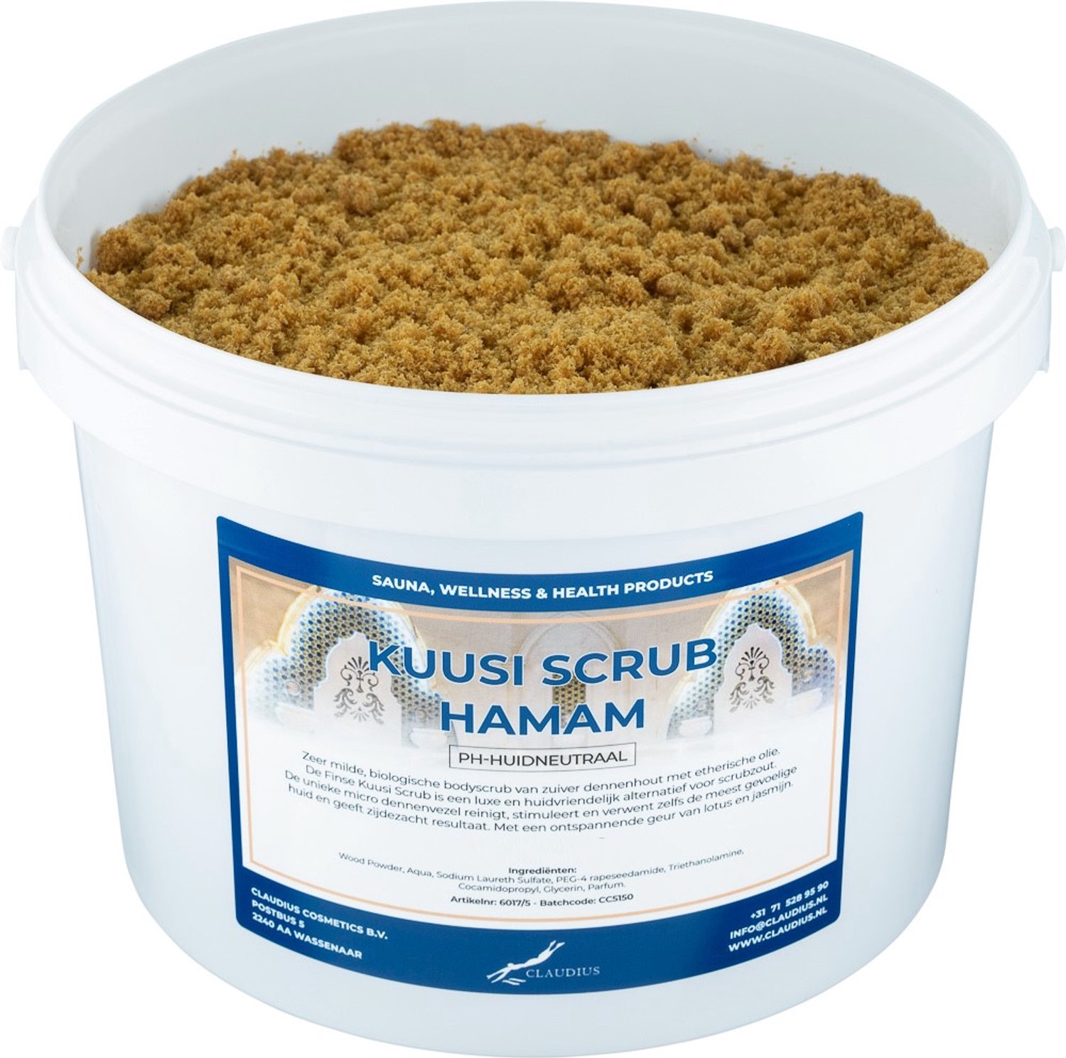 Claudius Kuusi Scrub Hamam - 1 liter - Hydraterende Lichaamsscrub - Body Scrub