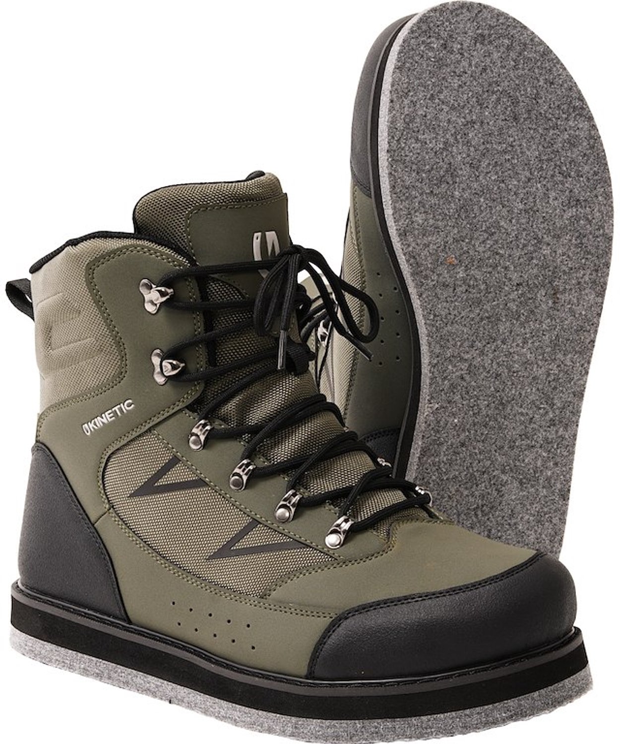 Kinetic Rockgaiter Ll Laarzen X4 Viltzool Man Groen