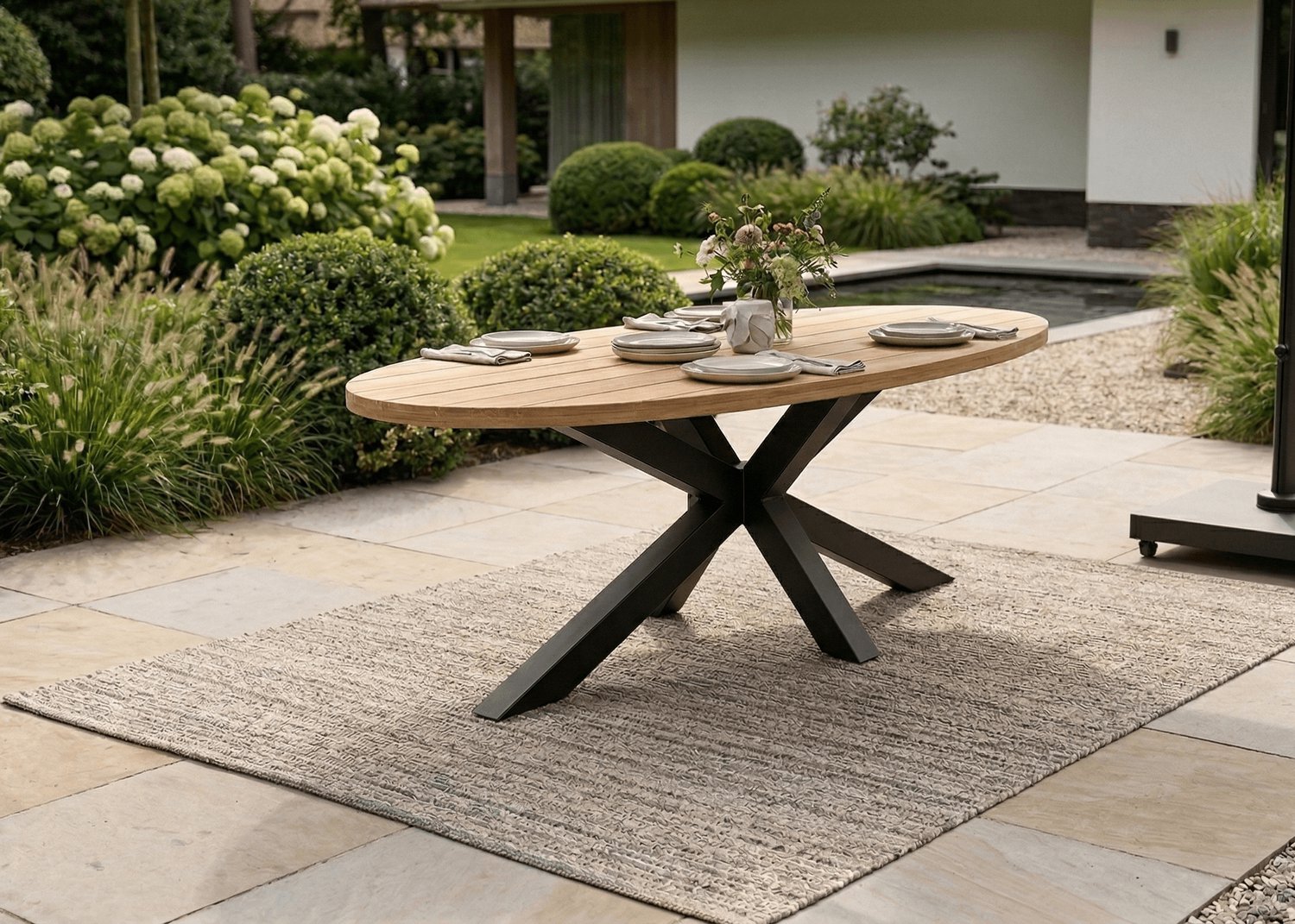 Apple Bee Condor Dining Tuinset 240 x 120 cm Ovaal