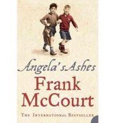 Boekomslag van Angela's Ashes door Frank McCourt, met twee rennende jongens op een crèmekleurige achtergrond.