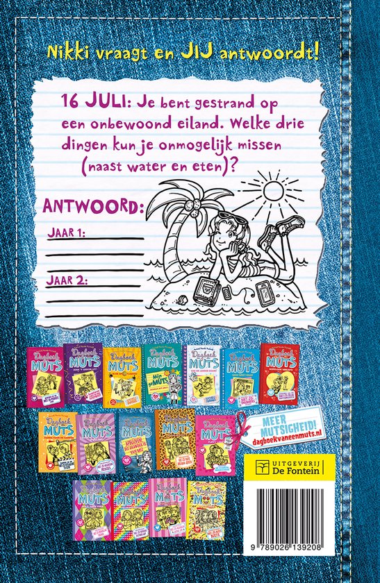 Omslag van Dagboek van een muts 8½ – Afblijven! Dit dagboek is van mij van Rachel Renée Russell