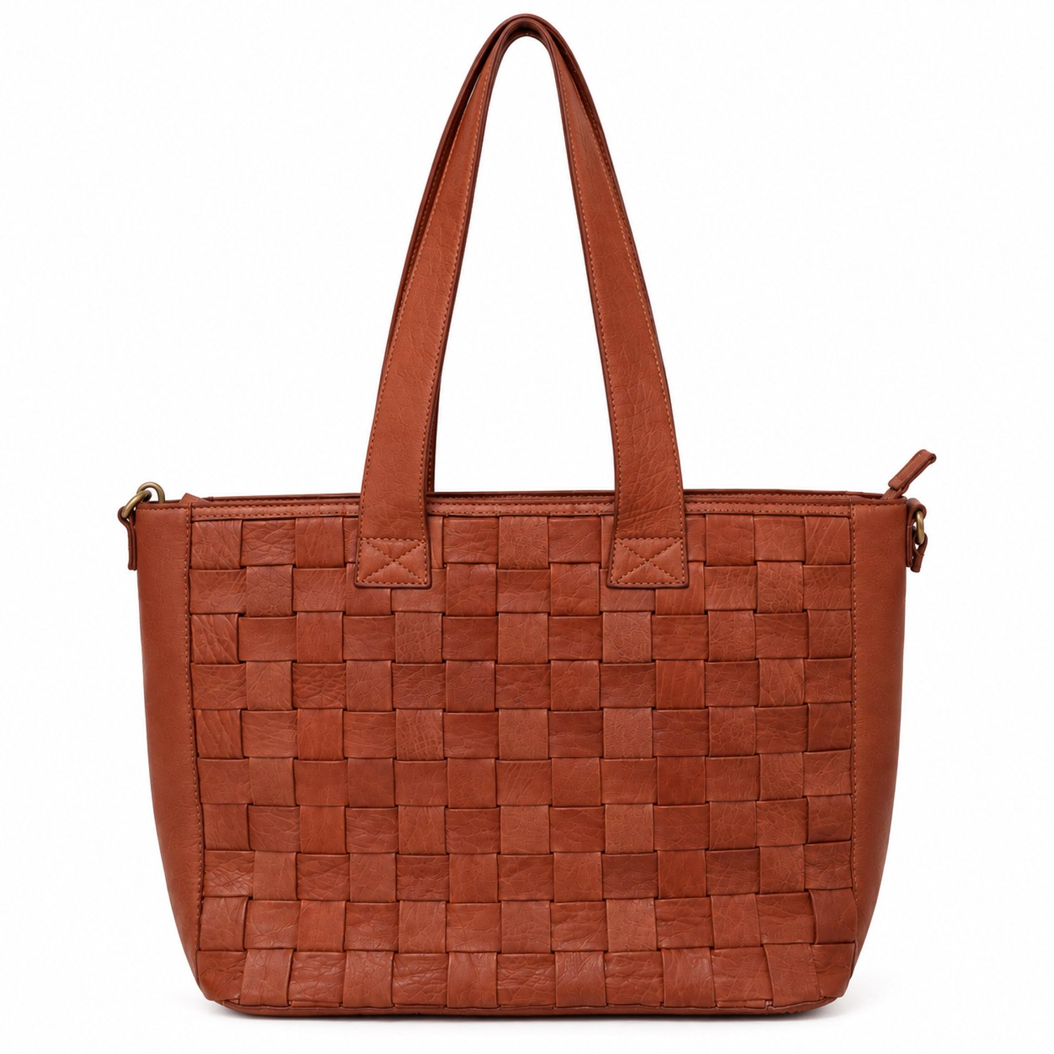 Bag2Bag Grote Stoere Elegante Leren Tas Kenai Cognac