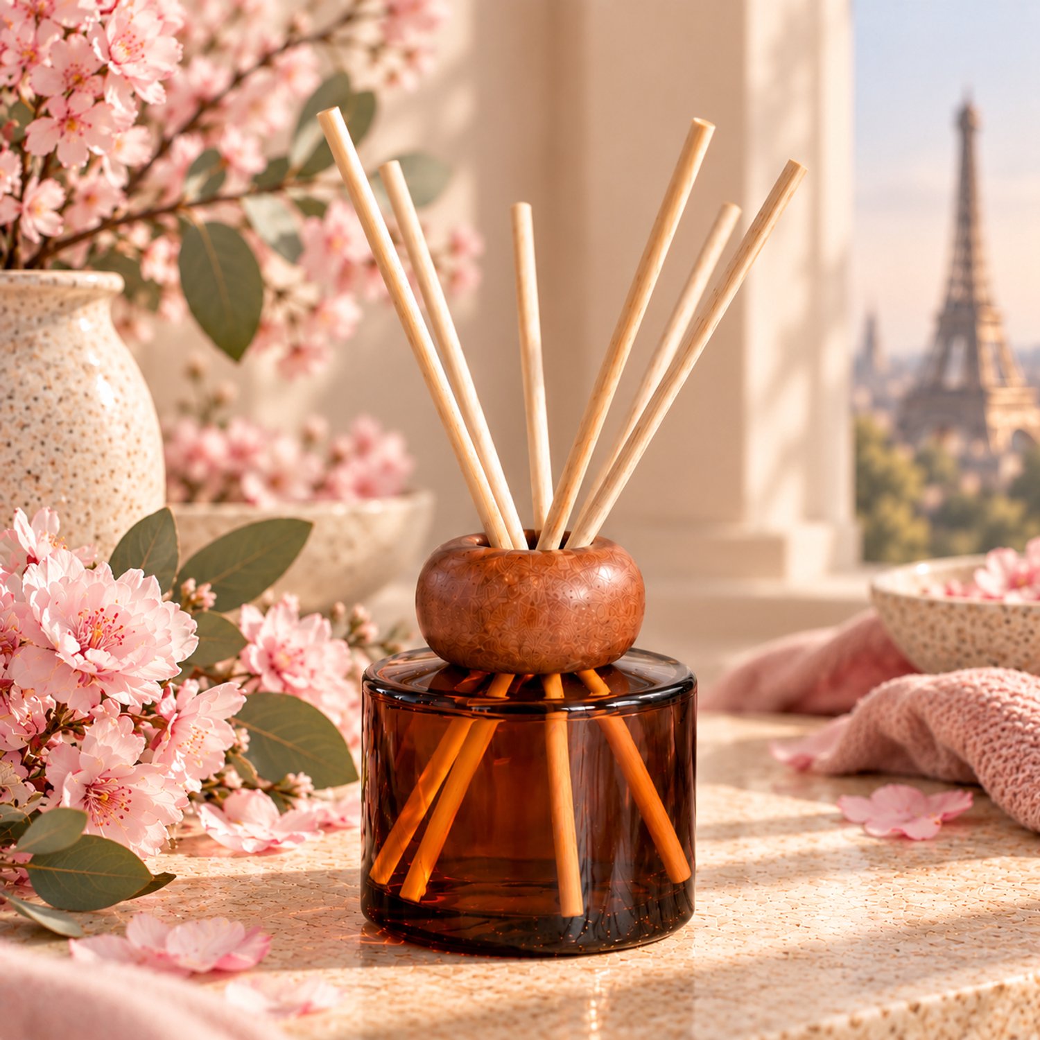 Reed Diffuser La Vie - Geinspireerd op parfum - 100 ml - Handmade - Geurstokjes - Rietverspreider - Interieurparfum - Fragrance sticks - Luchtverfrisser - Eau de parfum