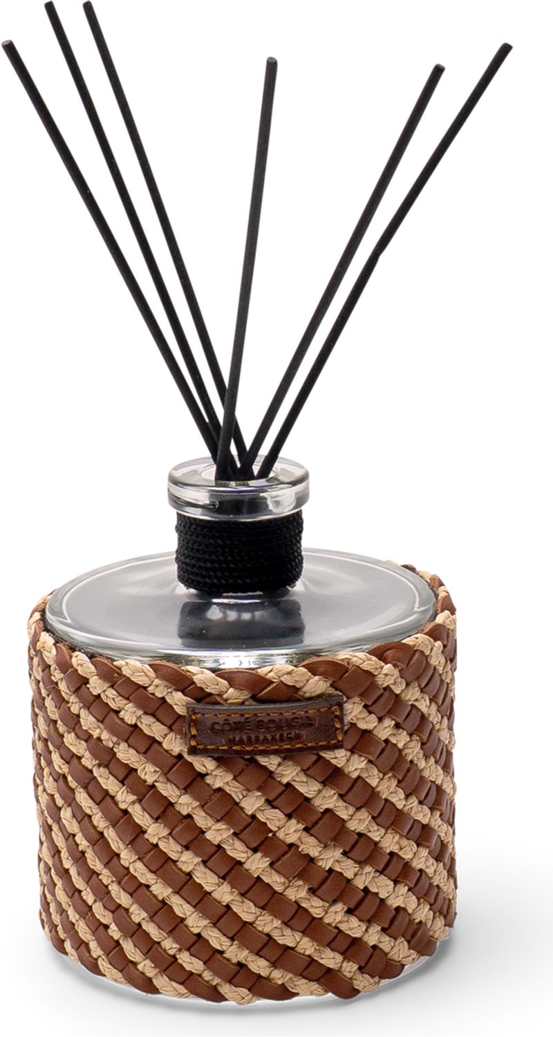 Côté Bougie geursticks Raphia Cuir May- Amber - 500 ml