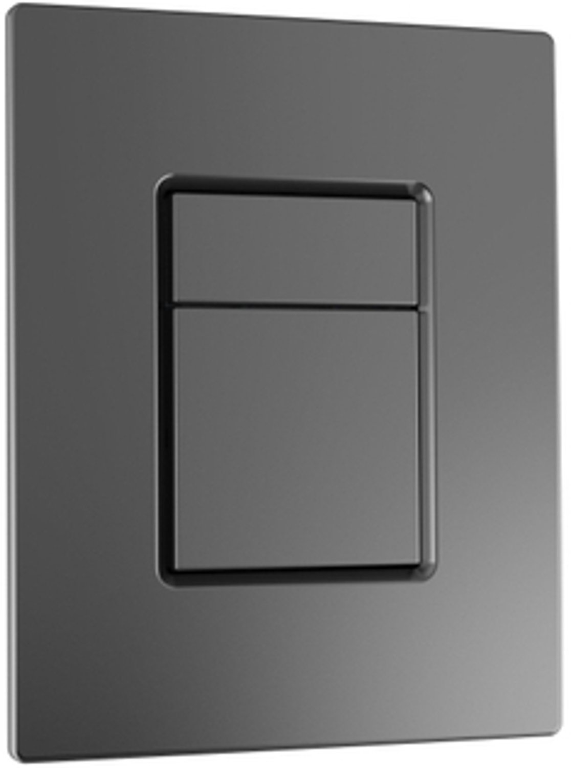 FugaFlow Eccelente Press Metal Thin Bedieningspaneel - voor Grohe Skate - 2 knops - gunmetal thin