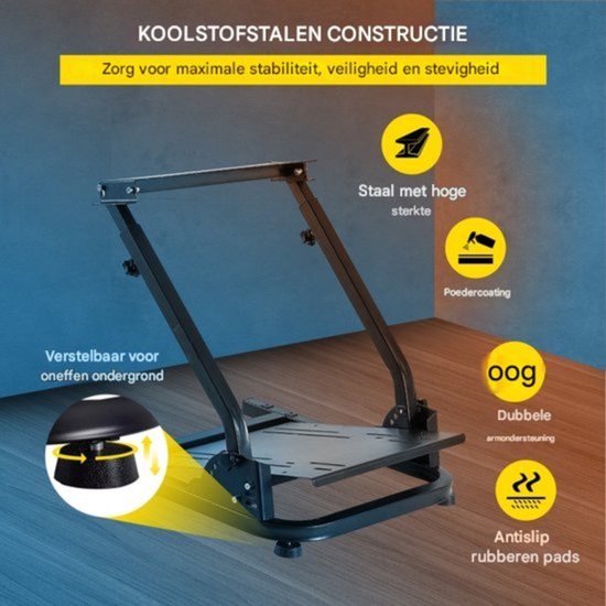 Racing simulator - Voor Thrustmaster T150 - Stuurstandaard - Compatibel met PS4 van Thrustmaster — afbeelding 3
