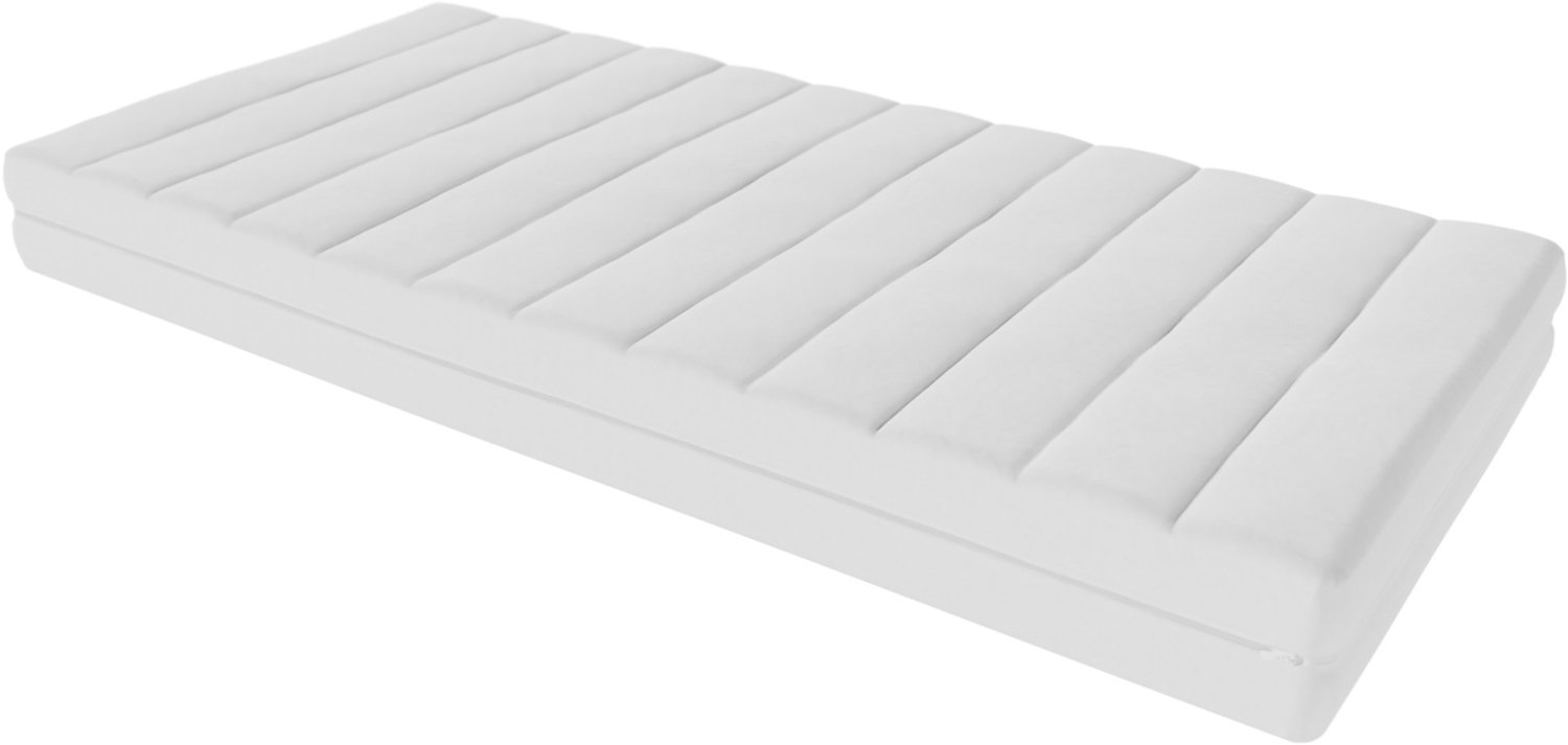 Toros Bedden Matras - Hybride Bamboo Deluxe XXL 90x190 20cm dik wit