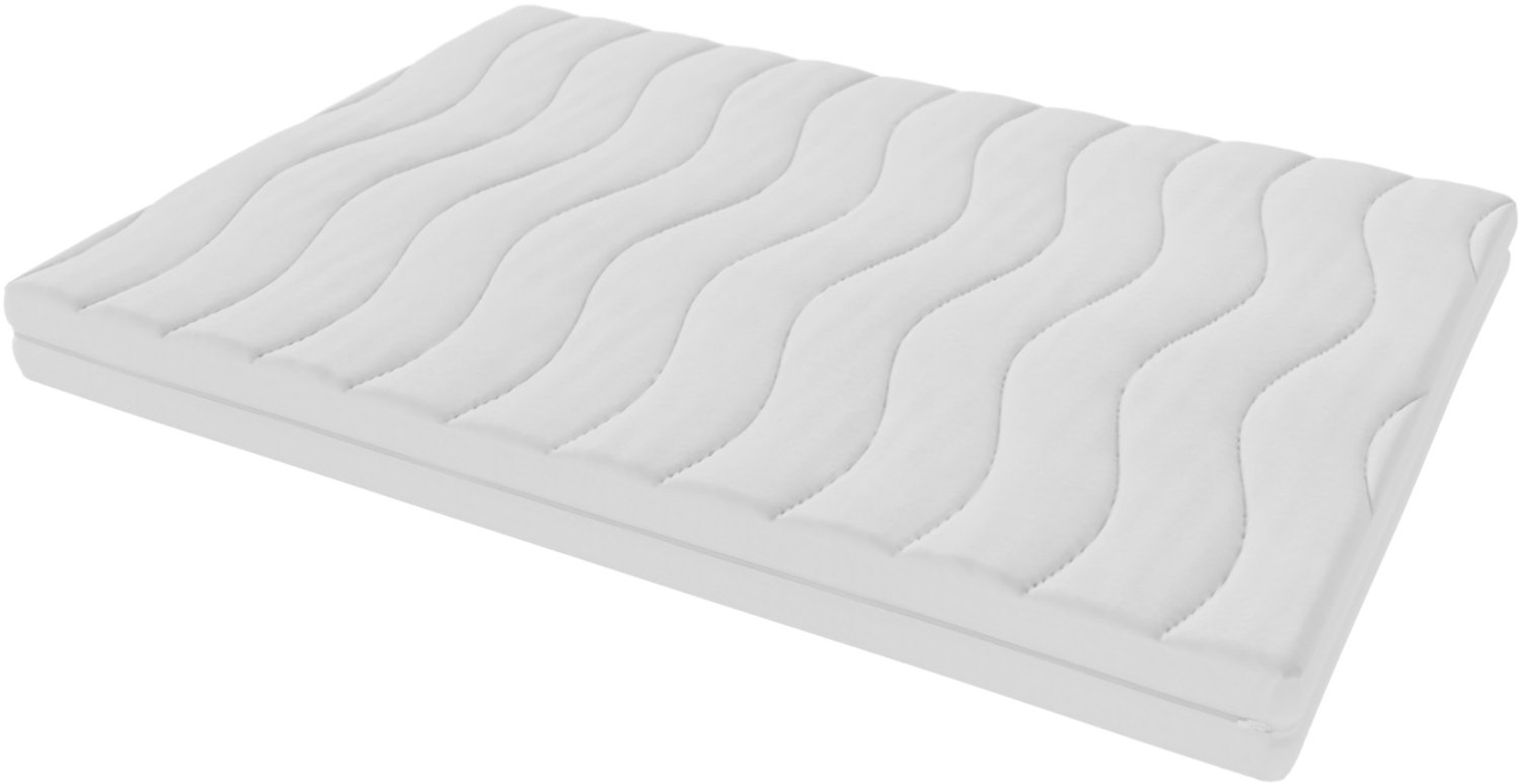 Toros Bedden Matras Bamboo 140x200 - Hr koudschuim -18cm dik - Afneembare tijk wasbaar - Hotel kwaliteit - 140 x 200 cm Koudschuim Wit/Zwart
