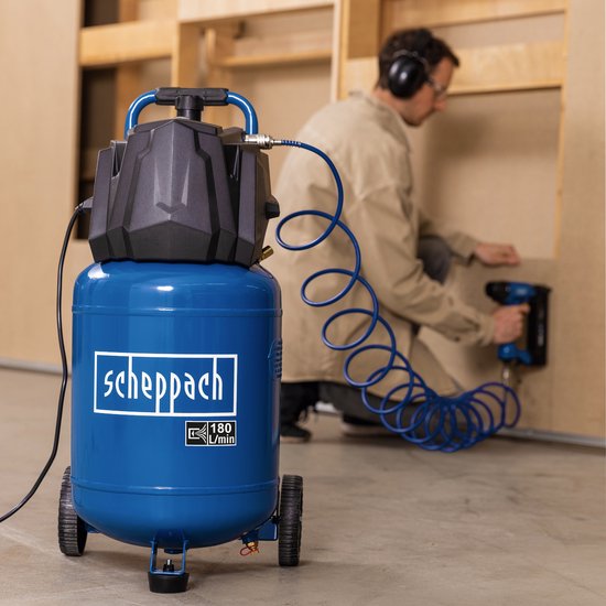 Scheppach HC35V Compressor 30L 1500W 10 Bar Olievrij — afbeelding 5