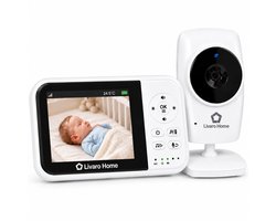 Babyfoon met Camera - 3.2 Inch HD Scherm - Nachtzicht - Terugspreekfunctie - Temperatuurweergave - ECO Modus - Zonder Wifi