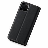 BukkitBow - Étui en cuir - Simili cuir - Porte-cartes - Housse pour iPhone 14 Pro Max - Zwart