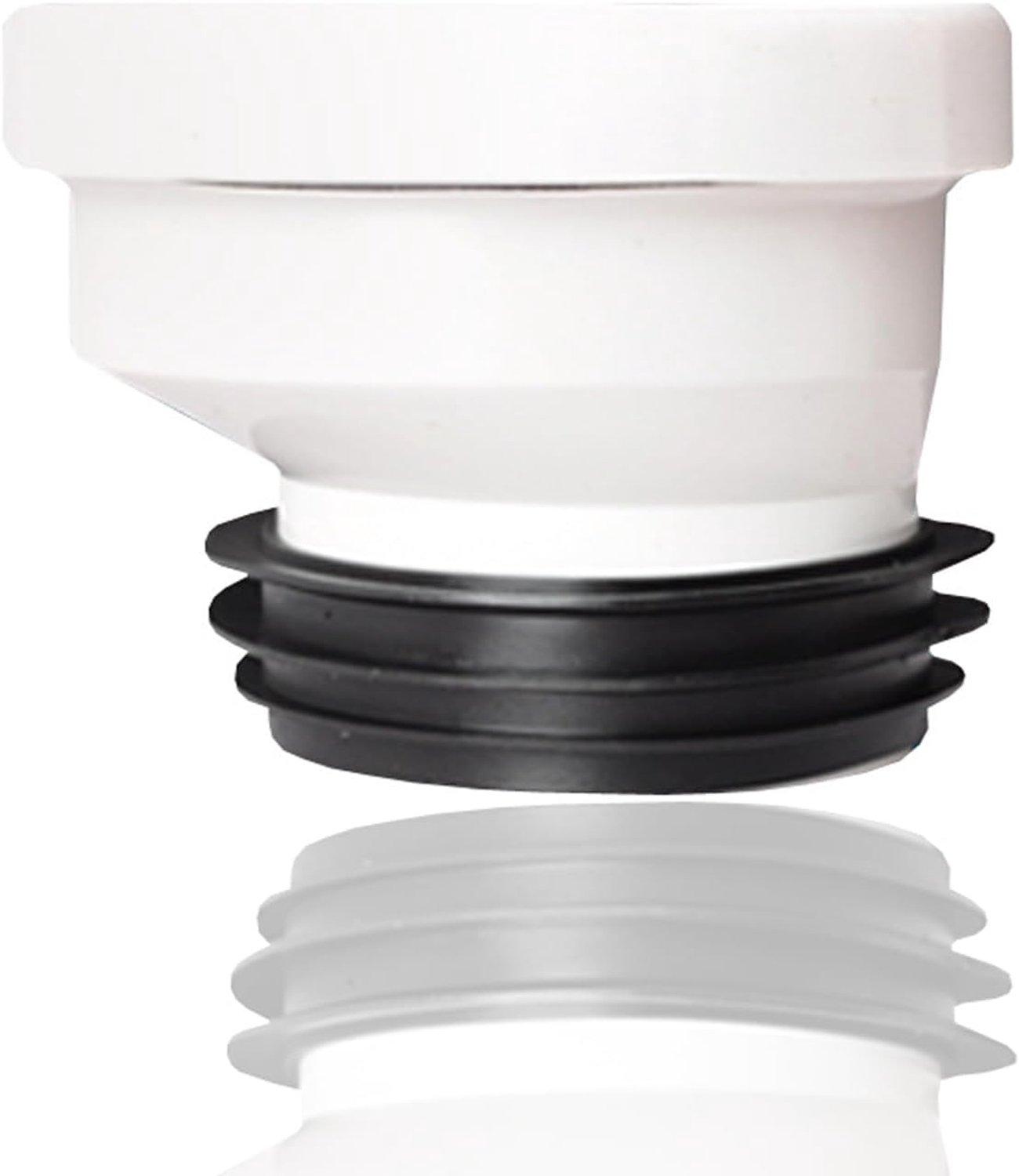 2cm Offset Toilet Aansluitpijp, Plastic Excentrische Hoekige Stijve Pijp Nozzle, Afvoer, Rechte Excentrische, Aansluiting