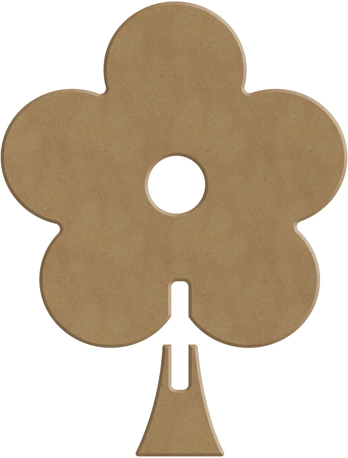 Gomille Gomille MDF Figuur Bloemen 3 stuks.