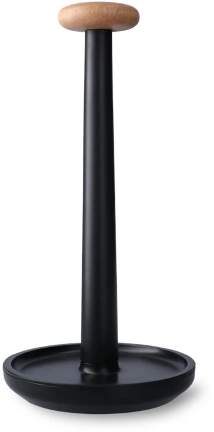 Rosendahl Paper Pal keukenrolhouder H30cm zwart / hout