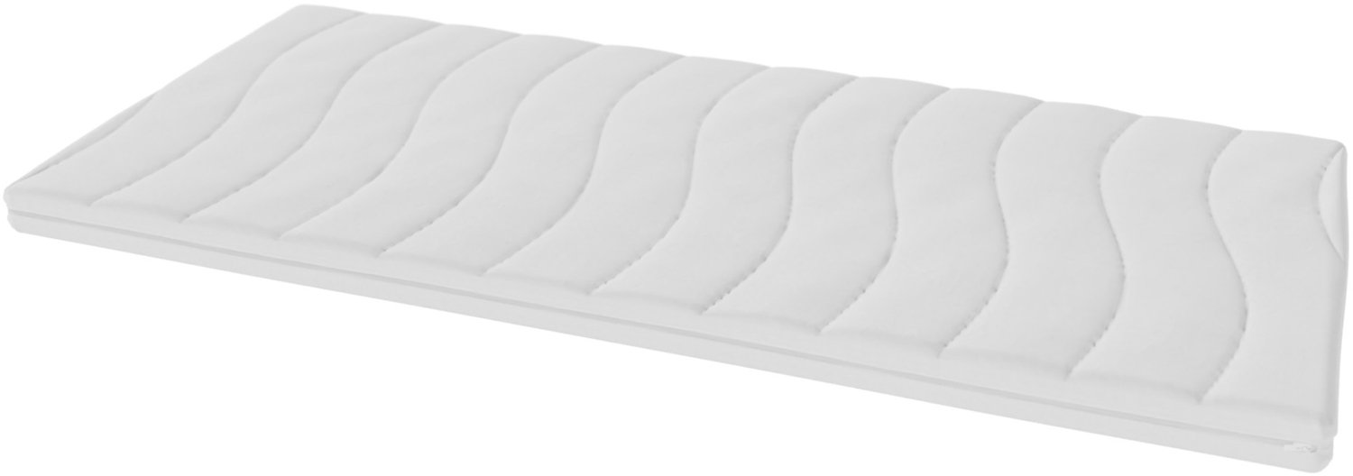 Toros Bedden Luxe Topmatras 90x200x9 – Afritsbare & Wasbare Hoes – Wit – Premium Slaapcomfort