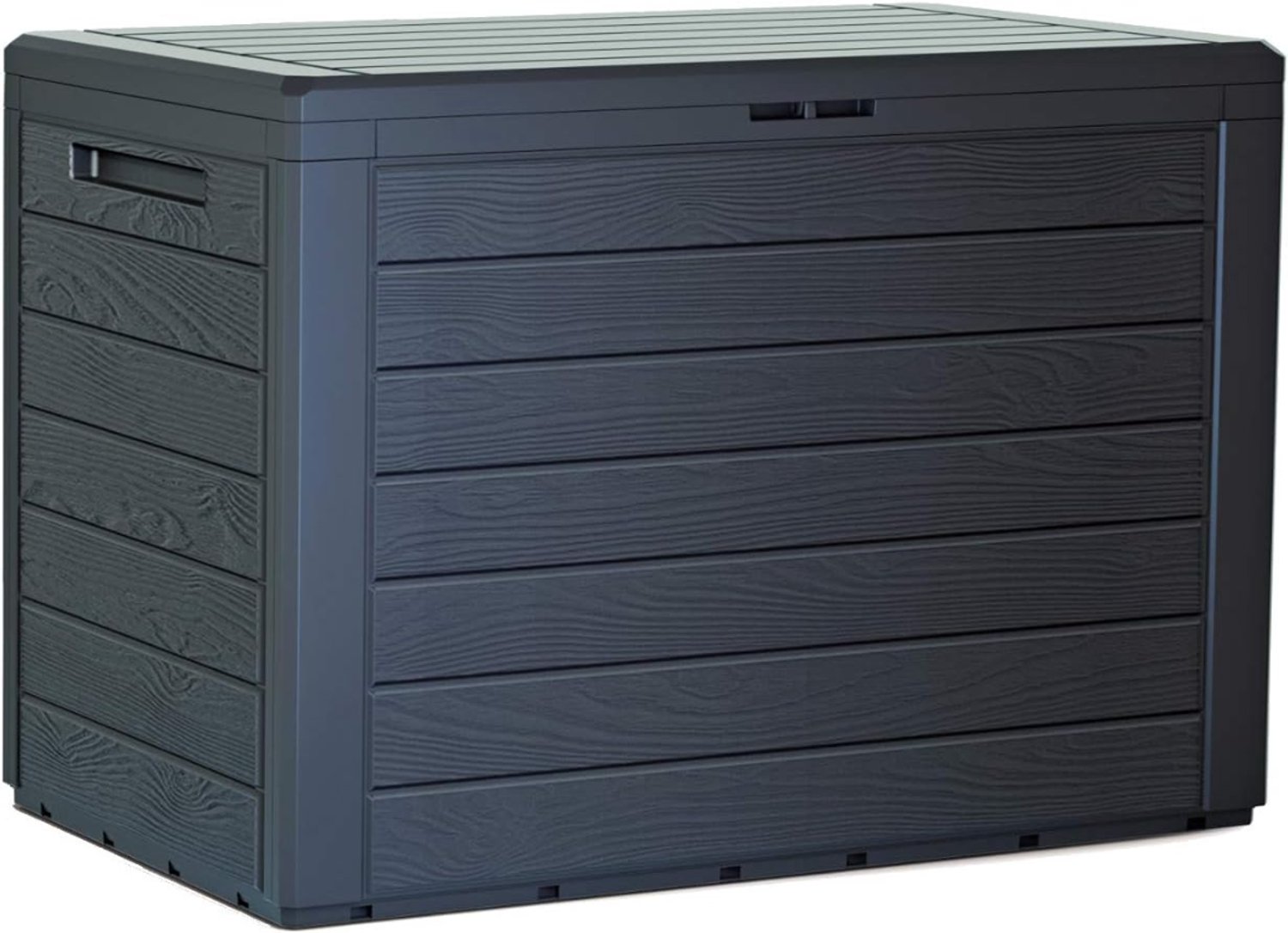 Levo® Tuinkast Kunststof - Tuinkast - Tuinkist - Grijs - 78cm x 44cm x 55cm