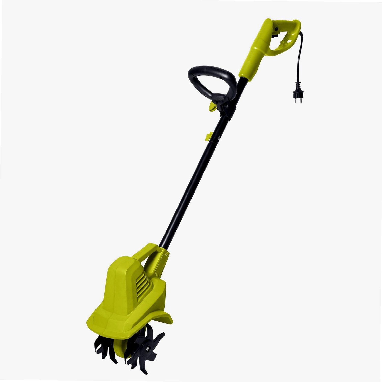 Elektrische Motorfrees 300 W - Werkbreedte 19 cm - Gelegeerd Staal - Groen Zwart - Tuinfrees