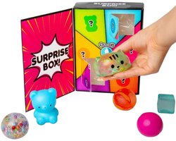 Squishy Box Scrunchems - 6 delige set - Blind Box - Fidget - Speelgoed