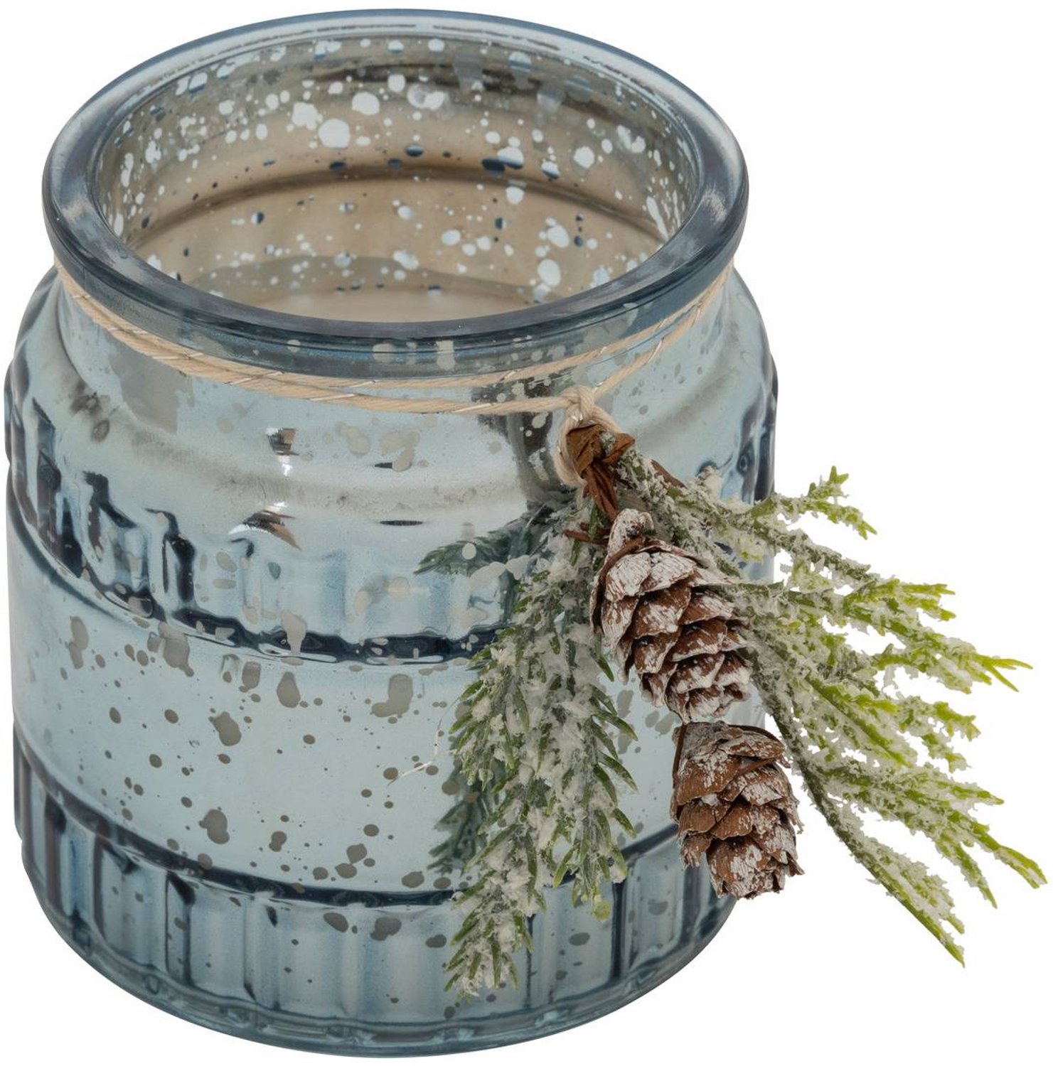 Feeric lights & Christmas Geurkaars met blauwe takjes, 200 g Bleu