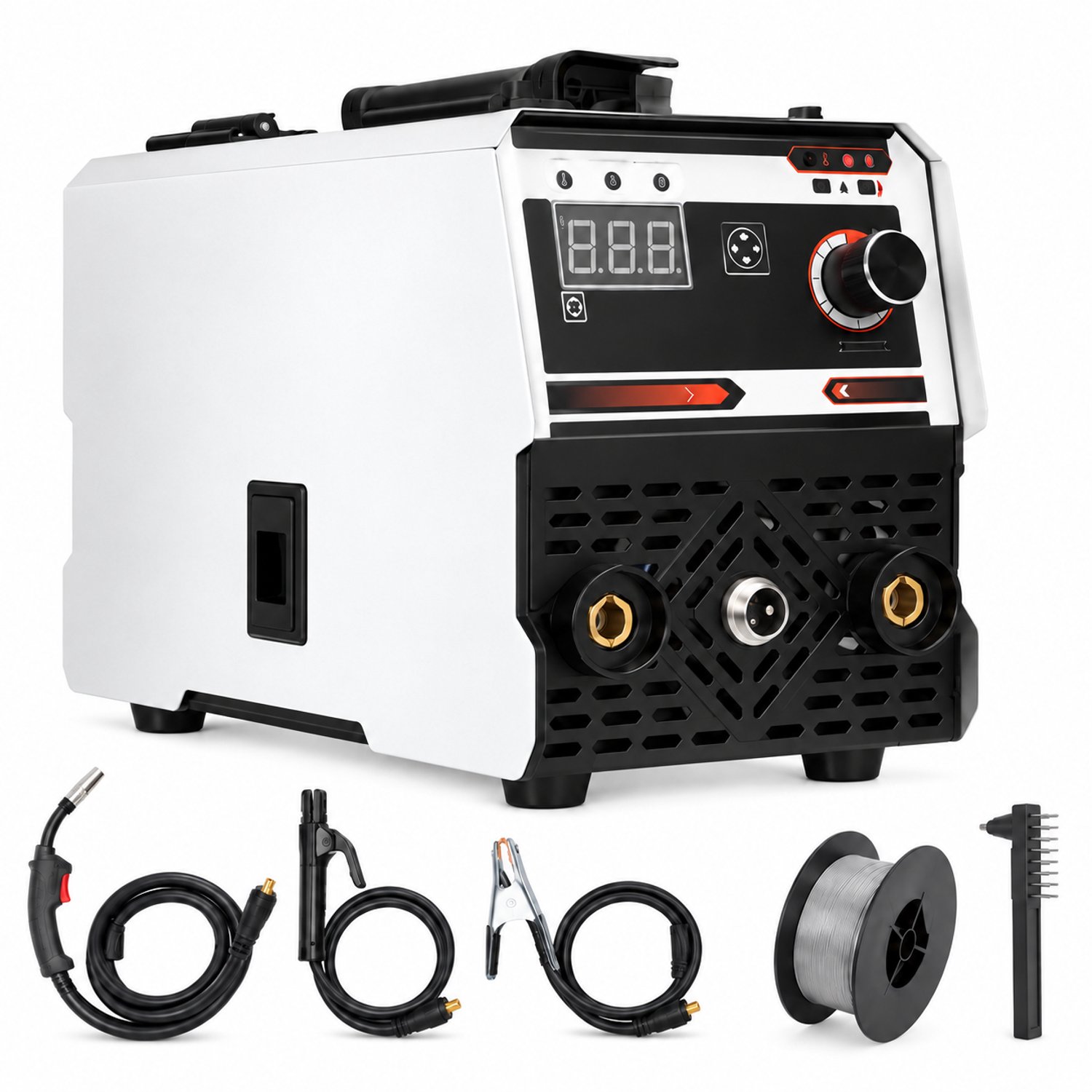 Sensova - Lasmachine 2-in-1 - MIG MMA Lasmachine 220V - IGBT Inverter Lasser 20-120A - Automatische Draadaanvoer - Digitaal Display - Gasloos en Gaslassen