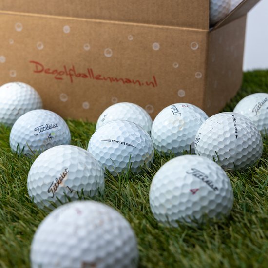 Titleist Pro V1 - Lakeballs AA - 50 gebruikte golfballen - wit — afbeelding 2
