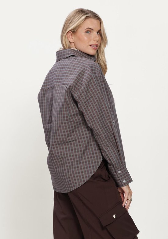 Top Model Geef Object Objzila L/s Re Shirt Noos Dames - Jurken - Bruin - Maat 42 | bol