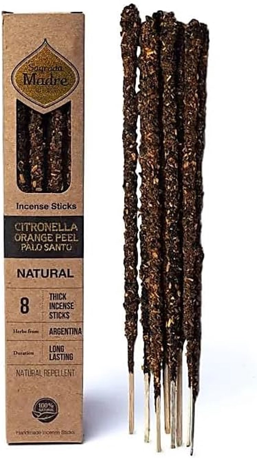 Wierookstokjes - 100% natuurlijke - citronella, oranje en paal - voor ontspanning - Vemera