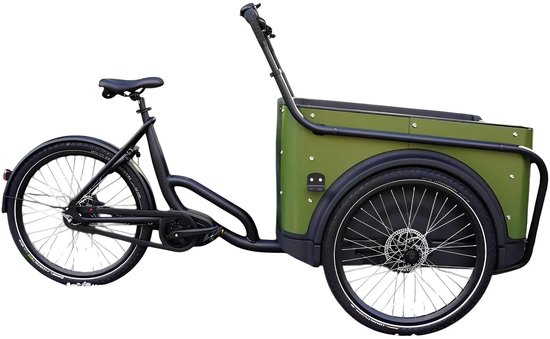 Royal Cargo Bike 3W Premium – Elektrische Bakfiets - Groen – 504Wh — afbeelding 4