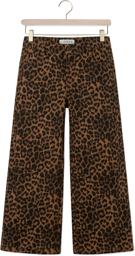LOOXS Little Meisjes broek - Maat 116 in de kleur beige van 68% COTTON 32% POLYESTER - 2632-7645-442