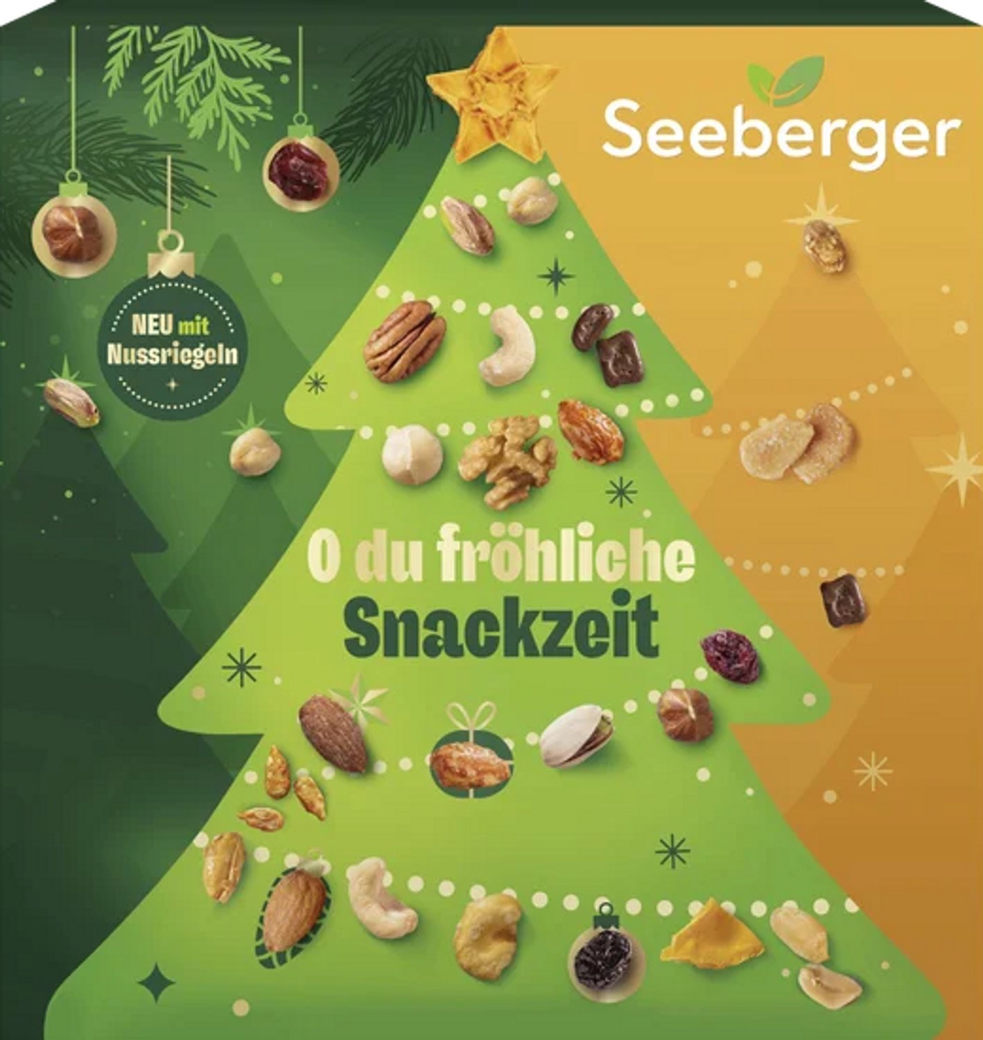 Seeberger Adventskalender 2026 - 24 Snacks - 645 g
