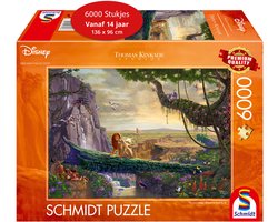 Schmidt - Legpuzzel - Disney, The Lion King, Return to Pride Rock - Thomas Kinkade Studios - 6000 stukjes - Volwassenen - vanaf 14 jaar