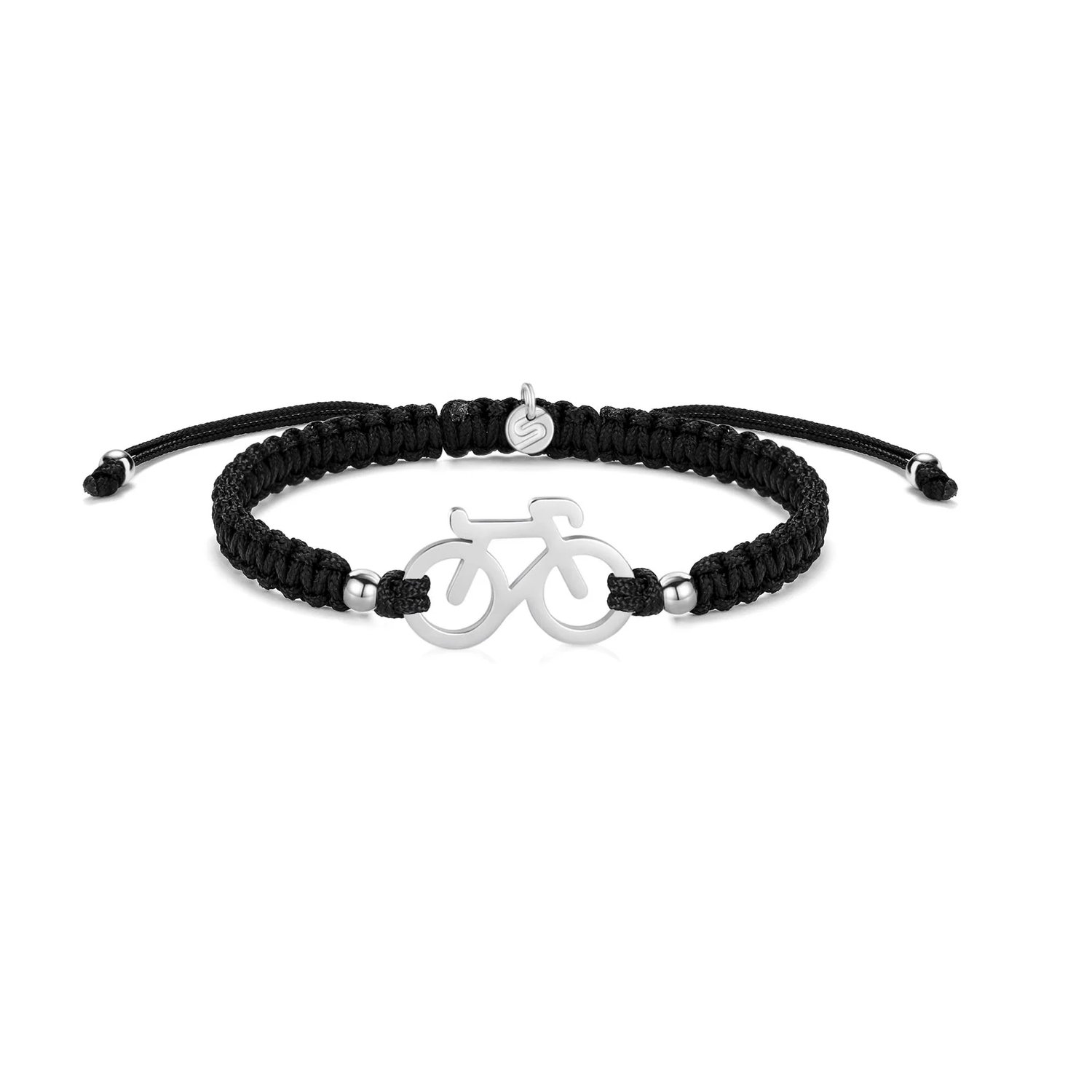 Braided Fiets armbandje Sailbrace (racefiets zilverkleurig)