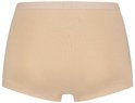 Beige Ten Cate dames shorts met elastische tailleband, achterzijde zonder details.