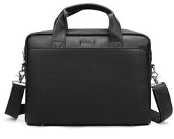 BRAQLY Leren Laptoptas 16 inch - Aktetas Heren - 100% Echt Leer - Laptop Tas met Schouderband - Business Tas - Werktas -