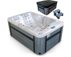 MOSSA VL-2P-PRO-OO-DG-Z Buitenspa 2 Persoons - 50 Jets - 600 L