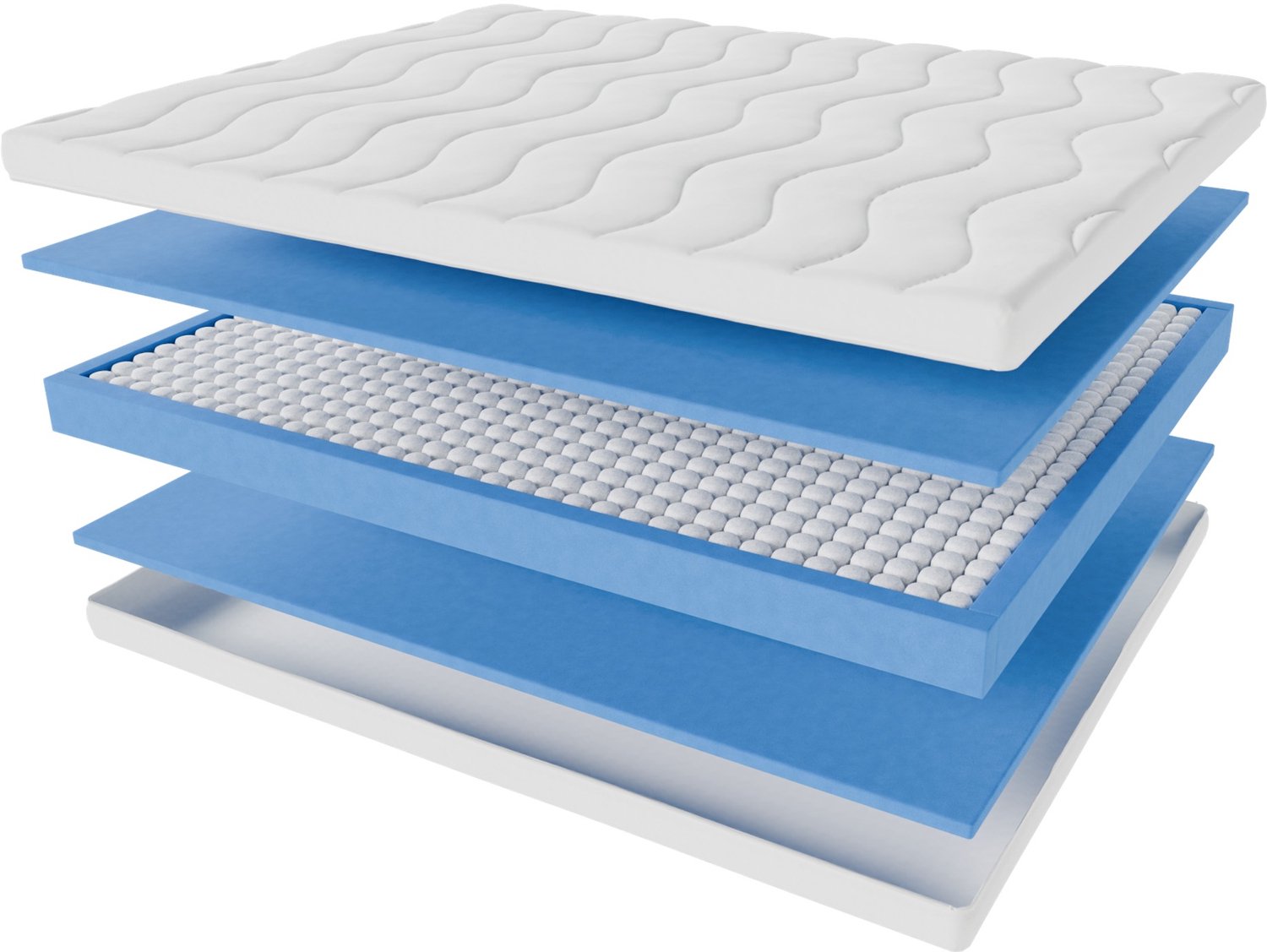 Pocket Matras Geveerd Luxe Tijk - 160x200cm Dikte circa 20 cm