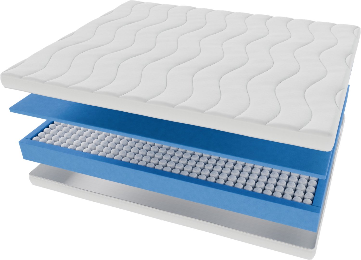 Toros Bedden 160x200x20 Pocket - Matras - 9zone XL - 160x200x20 cm
