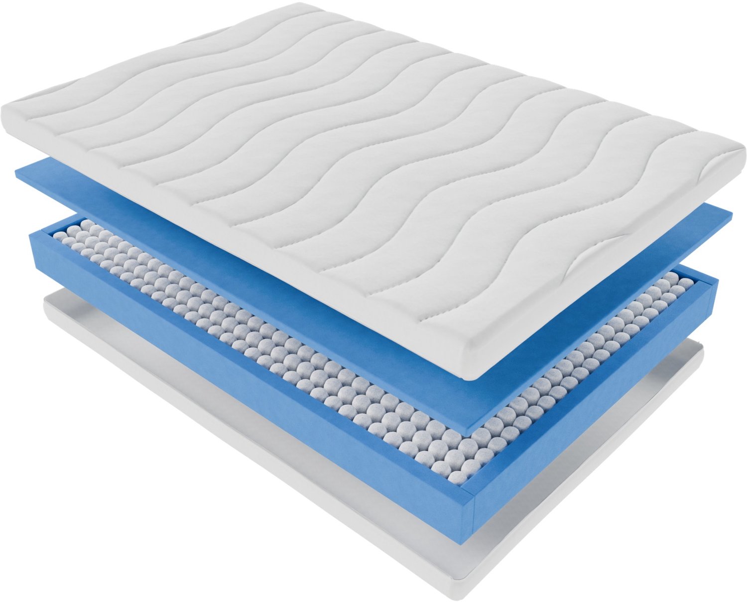 Pocket Matras Koudschuim 140x200 20cm Met Luxe Bamboe Hoes Met Rits - Stevig