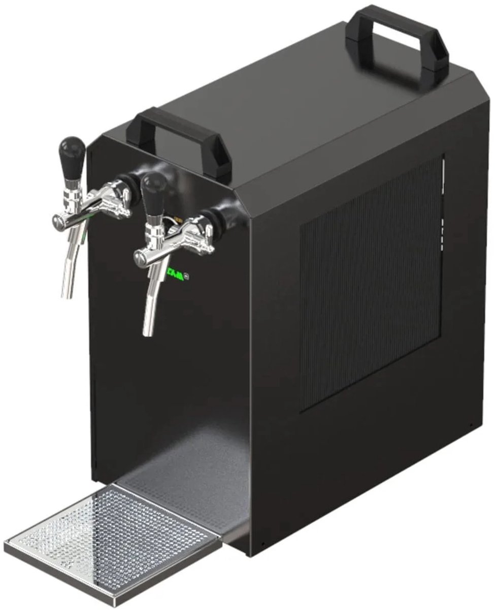 Complete set - Biertap - STREAM 80 bierkist, doorstroomkoeler 2-lijns droge koeler