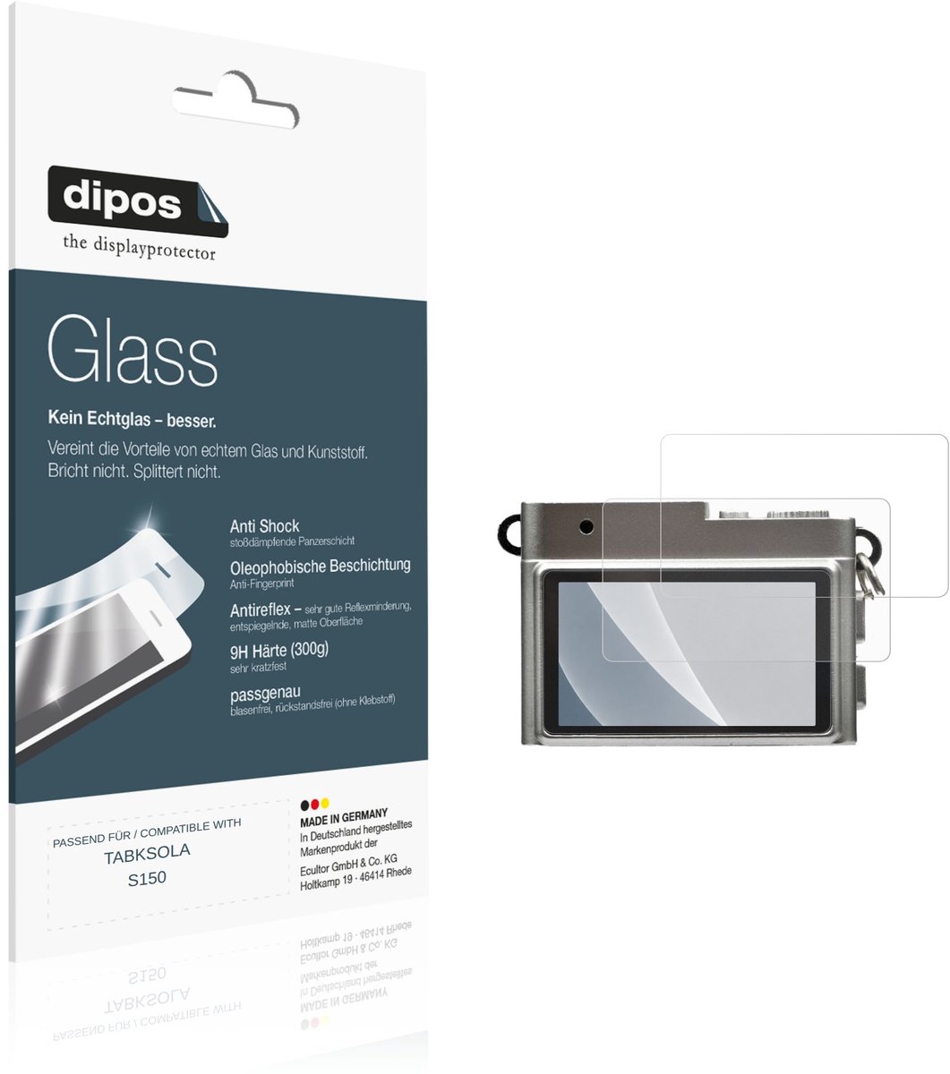 dipos – 2x Matte Pantserfolie geschikt voor TABKSOLA S150 | 9H Screenprotector