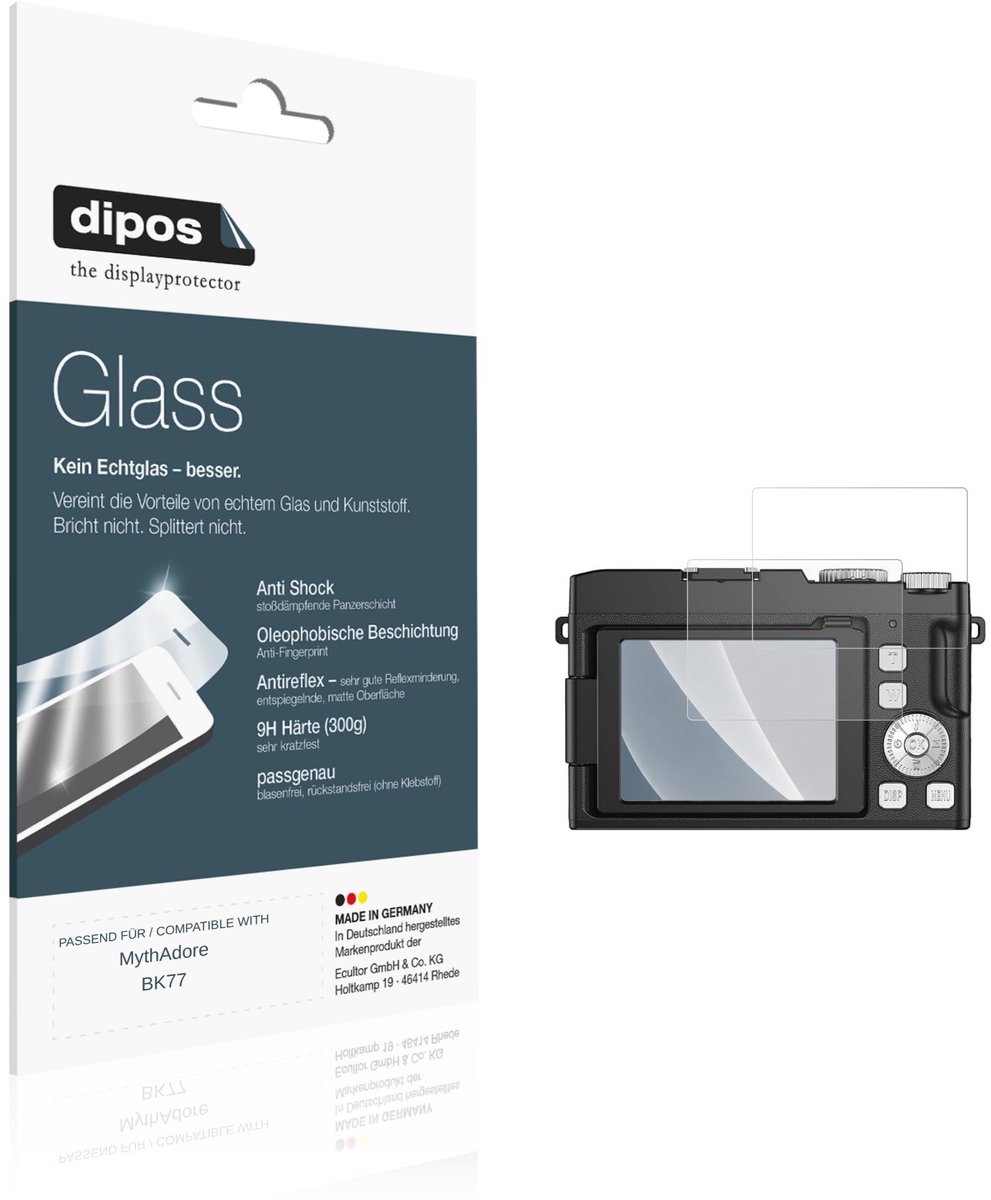 dipos – 2x Matte Pantserfolie geschikt voor MythAdore BK77 | 9H Screenprotector